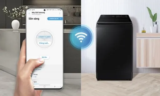Quản lý máy giặt thông minh qua ứng dụng SmartThings